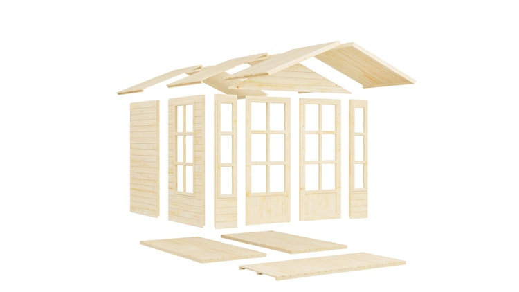 Bertilo Gartenhaus Arley - 19 mm