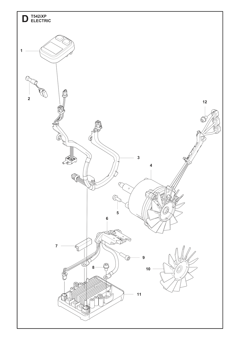 Explosionszeichnung Ersatzteile