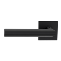 Griffwerk LUCIA PROFESSIONAL PVD+ Schraubtechnik Rosetten eckig smart2lock 2.0 L Graphitschwarz PVD+