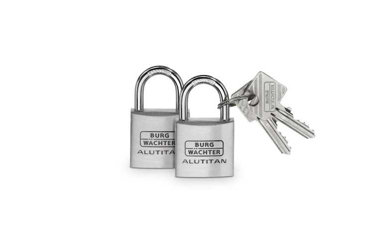 Burg Wächter Vorhangschlossset Alutitan DUO 770 30 SB