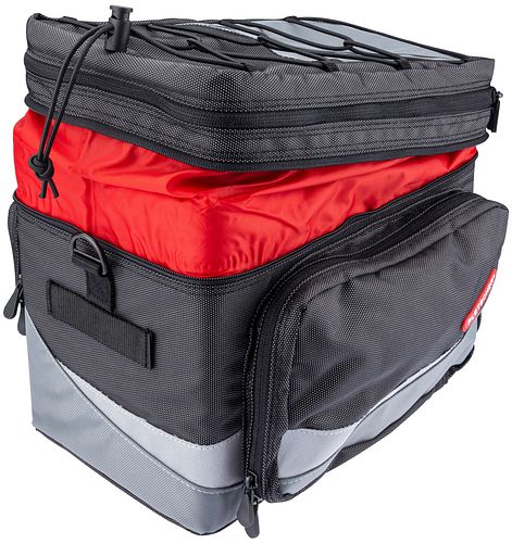 Pletscher Basilea Gepäckträgertasche schwarz/grau