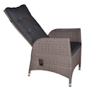 Vorschaubild Garden Pleasure Gartenmöbel Set BRAGA 04, Tisch 180 x 90 + 6 Sessel, Polyrattan / Akazie / Kissen 100 % Polyester