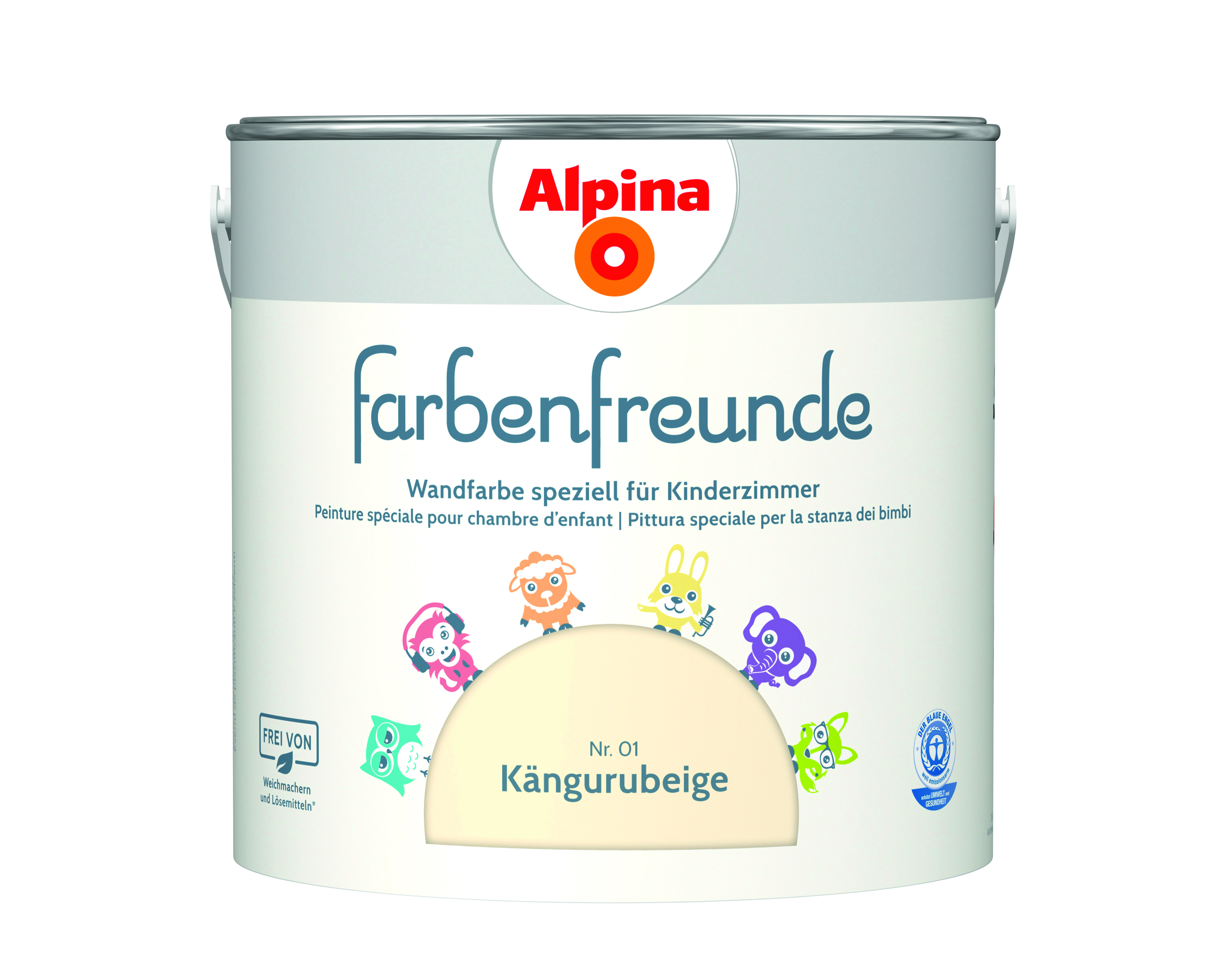 Alpina Farbenfreunde Nr. 01 Kängurubeige 2,5 Liter matt