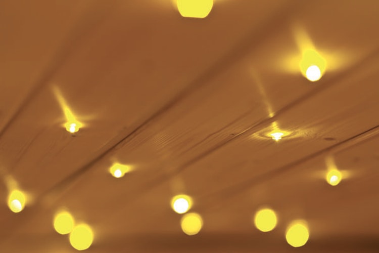 Karibu Sternenhimmel mit Funksteuerung für Innensaunen