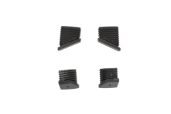 Kettler Ersatzteil Bodenschoner für Multipositionssessel DIAMOND Silber / Hellgrau, 4er Set