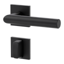 Vorschaubild Griffwerk VAYA 128 LUCIA fast2fix Fast2Fix GK3 Rosetten eckig WC rot/weiß Graphitschwarz