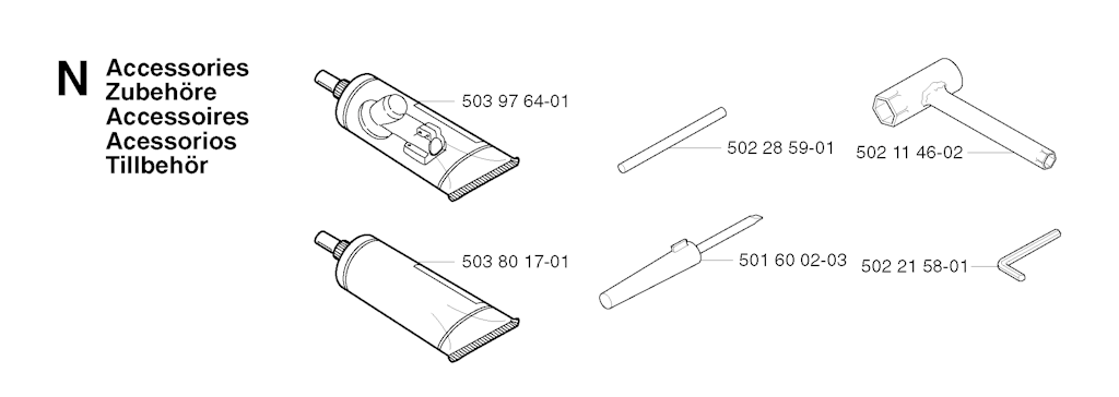 Explosionszeichnung Ersatzteile