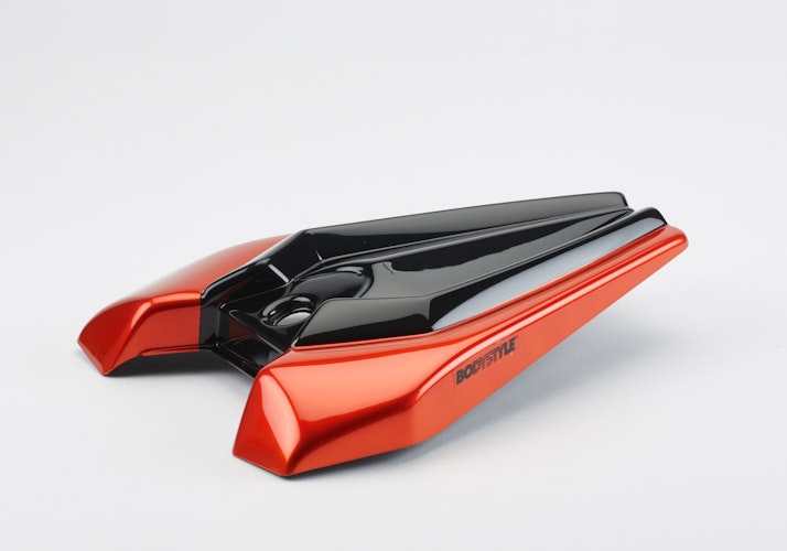 BODYSTYLE Sportsline Sitzkeil ABS Kunststoff orange/schwarz für KAWASAKI Z1000 