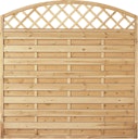 Vorschaubild T&J MAXI BOGEN RANK Lamellenzaun 180 x 180/160 cm
