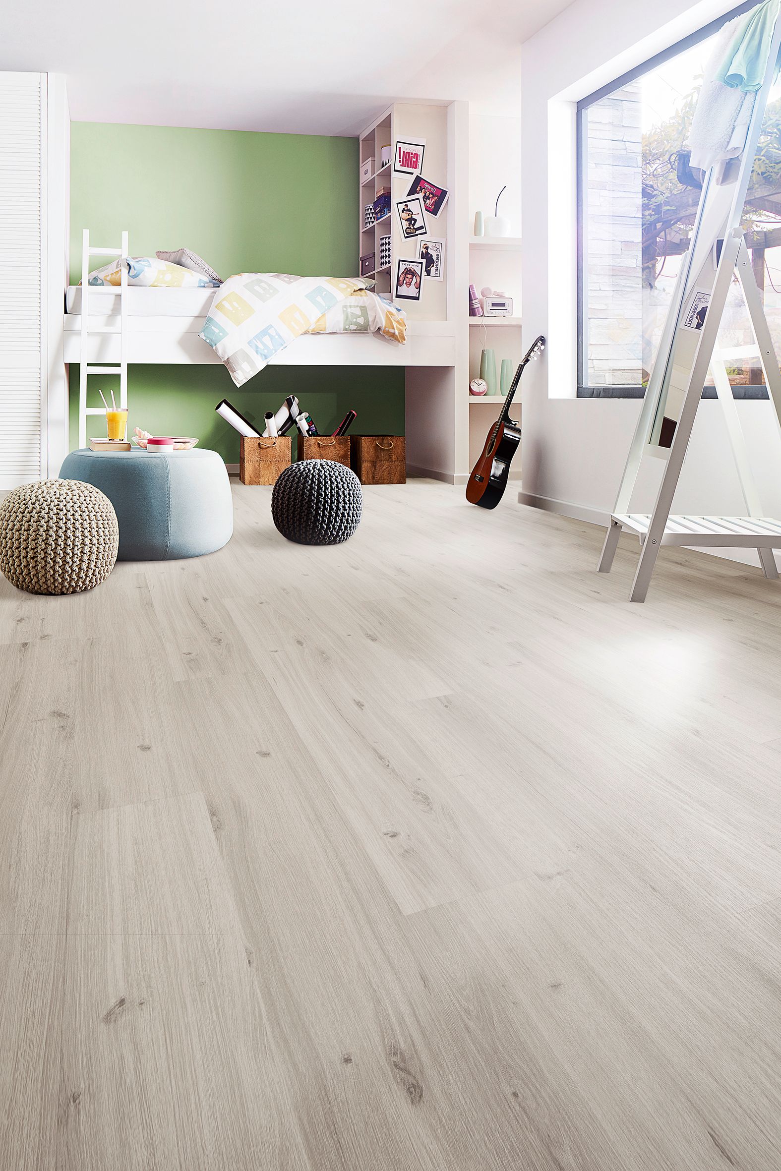 Handmuster KWG Samoa Authenticeiche smoke Designboden Designboden 123,5x20 cm