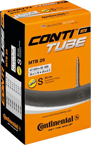 Continental Schlauch MTB 26 Zoll Sclaverandventil 60 mm