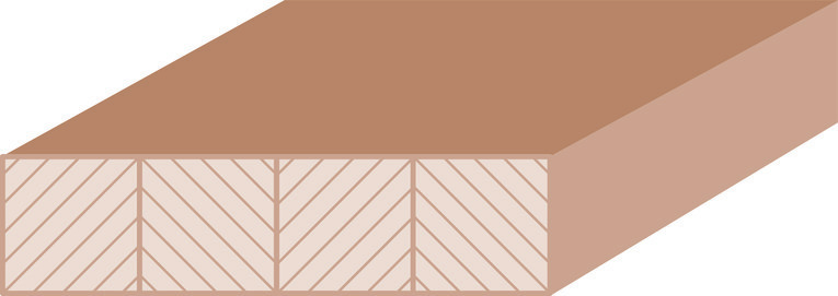 OSMO Arbeitsplatte Buche Naturwuchs unbehandelt, scharfkantig 600 x 2500 mm