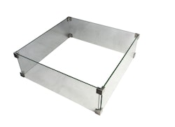 Gardenforma Feuerschutz Glasumrandung passend zu Gas Feuerstellen Montreal und Rova Bar