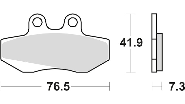 TRW Bremsbelag Typ Organisch Standard mit ABE, Bremsbelag "MCB 629" Satz