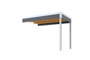 Vorschaubild Weka Anbaudach für Gartenhaus Batu 1 - 150 oder 300 cm Breite