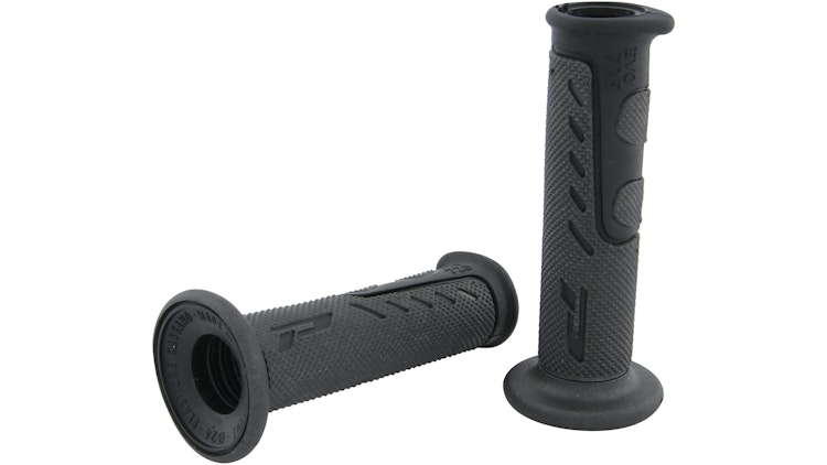 Progrip Griffgummi 725 Schwarz Offen Paar Ø22/25mm Länge 122mm