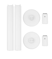 Ximax Raumteiler-Set für Raumheizkörper GAMBA Duplex und P1 Duplex