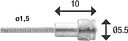 Vorschaubild Elvedes Bremsinnenzug 19 strands slick 2000 mm silber
