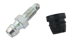 Brembo Bremsenentlüftungsschraube M6, Länge 15 mm, mit Kappe, verzinkt, Bremsenentlüftungsschraube