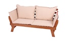 Vorschaubild Garden Pleasure Bank FORTUNA, 195 cm, Eukalyptus / Kissen 100 % Polyester