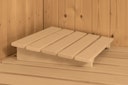 Vorschaubild Karibu Sauna Yuma - Massivholzsauna mit Eckeinstieg 38 mm inkl. gratis Sauna-Zubehörset im Wert von 234,94 €
