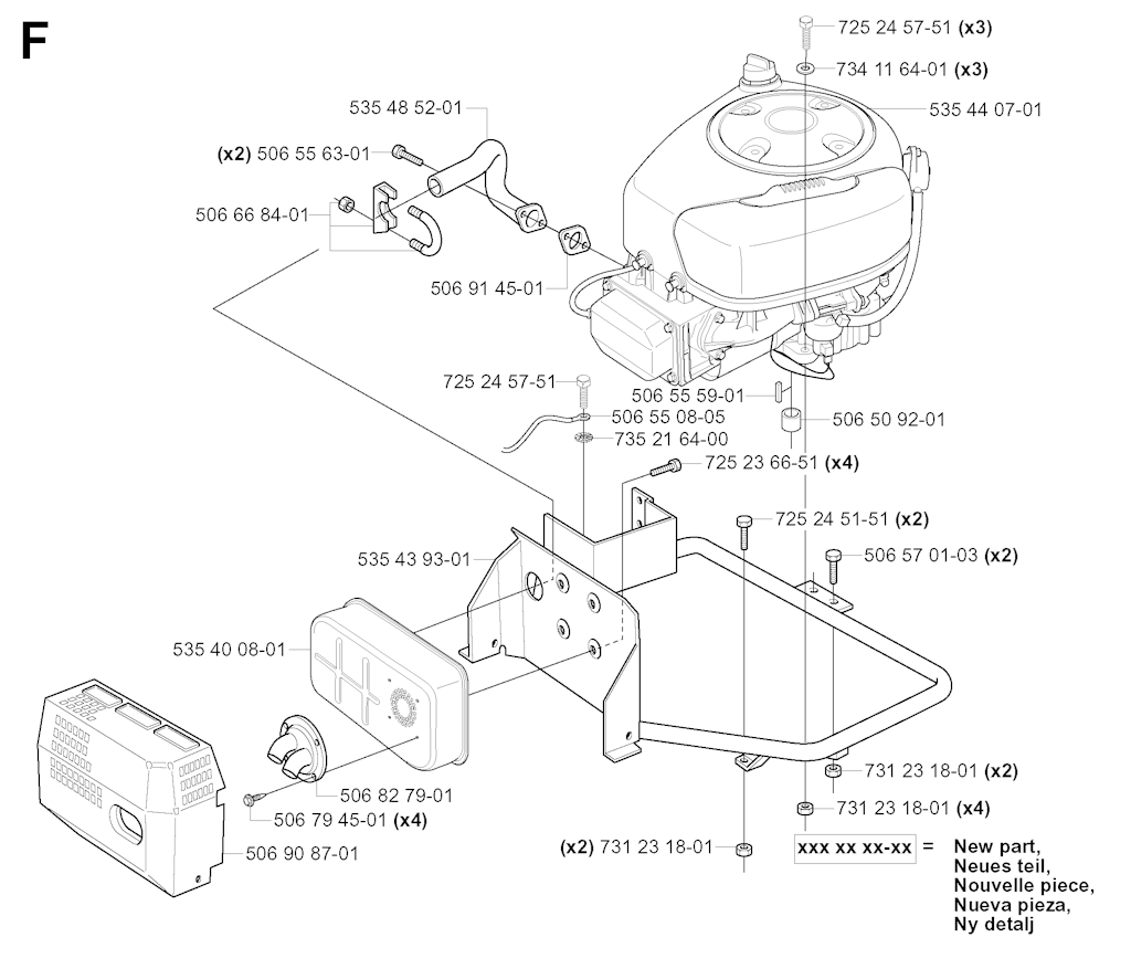 Explosionszeichnung Ersatzteile