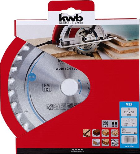kwb Sägebl HM Mittel 210x30 Z30 587857