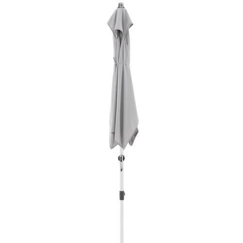 doppler Mittelmastschirm EXPERT 220 x 140 Auto-Tilt, Aluminium Silber / 100 % Polyester 180 g/m²