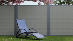 GroJa BasicLine NOVA Sichtschutz PVC Bausatz SondermaßZubehörbild