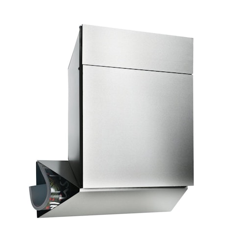 Burg Wächter Briefkasten Quadra Edelstahl 3745 Ni