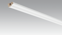 MEISTER Meistercell-ummantelte Profile Deckenabschlussleiste 2380 x 19 x 38 mm 20128 Swedish white