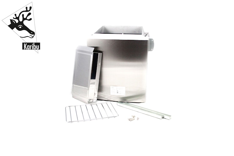 Karibu 9 kW Saunaofen finnisch anthrazit für externe Steuerung 