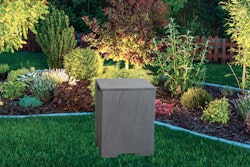 Gardenforma Abdeckung für 5kg Gasflaschen, Beton-Optik space grey Faser-Beton