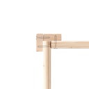 Vorschaubild Karibu Premium Gartenhaus Bomlitz 2/3/4 terragrau - 19 mm