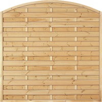 T&J MAXI BOGEN Lamellenzaun 180 x 180/160 cm