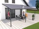 Vorschaubild Gutta Standard Terrassendachsystem Typ D/E/F weiß/anthrazit
