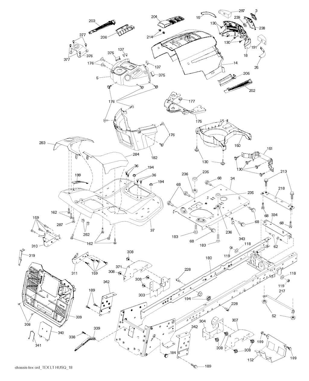 Explosionszeichnung Ersatzteile