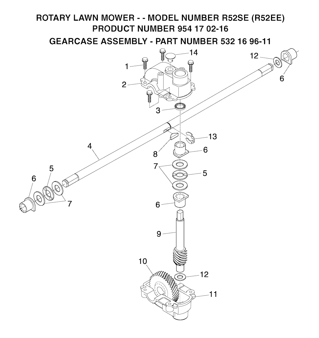 Explosionszeichnung Ersatzteile