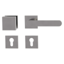 Vorschaubild Griffwerk Wechselgarnitur VAYA 291 AVUS fast2fix Fast2Fix  Rosetten eckig Knopf SQUARE Samtgrau R