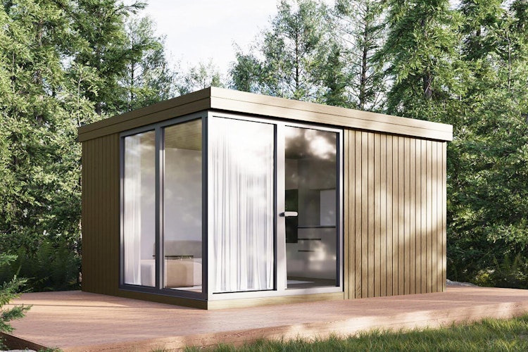 Wolff Finnhaus Design-Gartenhaus Wilna 4434 isolierverglast - 94 mm  