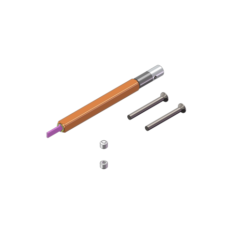 Griffwerk PIATTA Pin-Stifte 48mm Set mit 4 Stück für Türstärke 53 - 62 mm