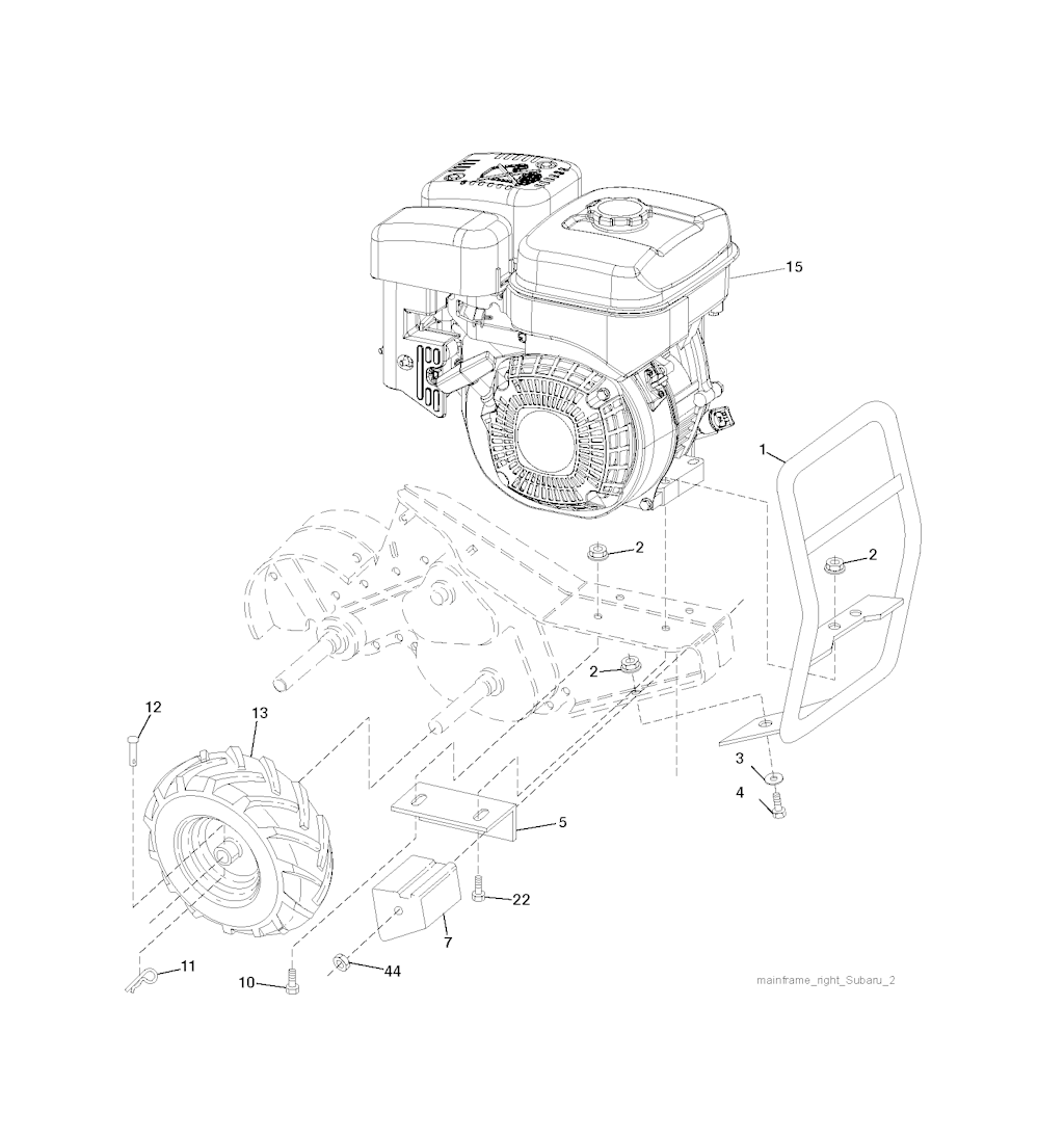 Explosionszeichnung Ersatzteile