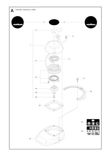 Husqvarna Heckenscheren/Stabheckenscheren 123 HD65X, 20100600001-Current