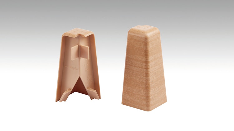 MEISTER Außenecken Fußleiste Profil 3PK (2 Stk./VPE)  Ahorn 2009