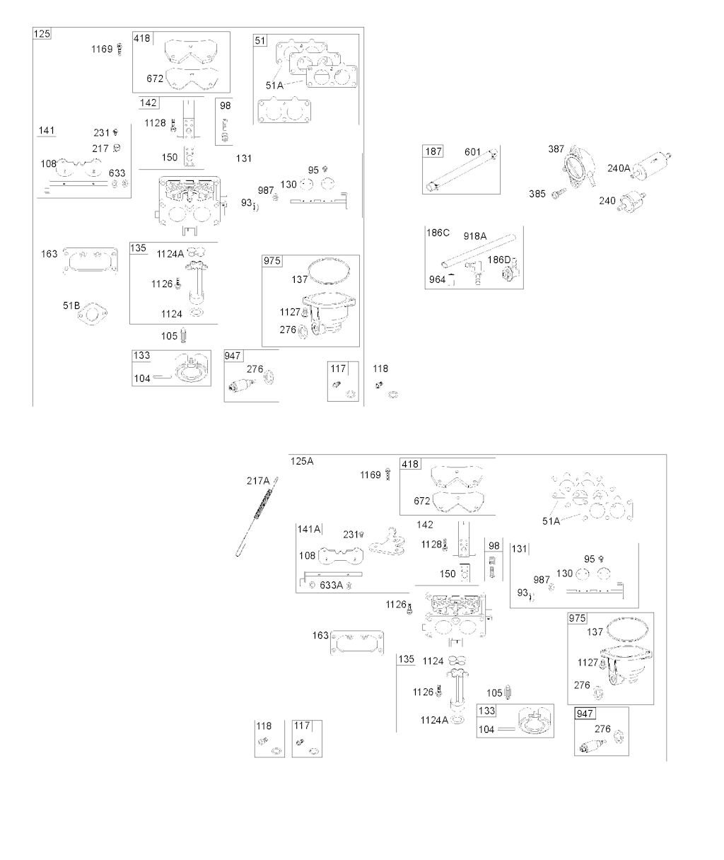 Explosionszeichnung Ersatzteile