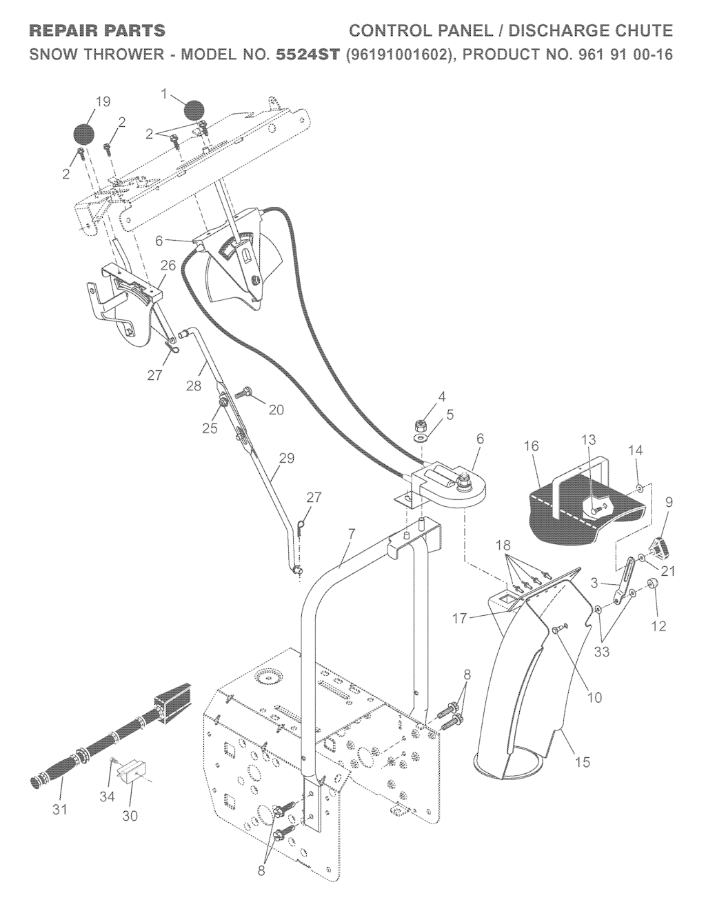 Explosionszeichnung Ersatzteile