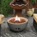 Vorschaubild Gas Feuerstelle Nantucket aus Faserbeton in Betonoptik grau