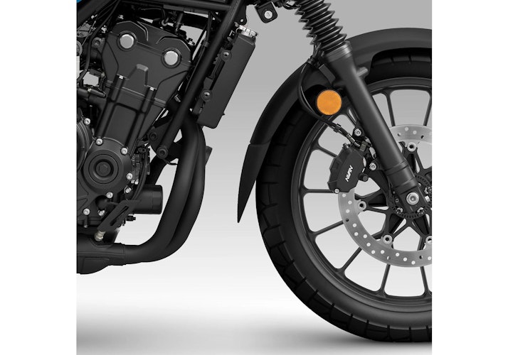 BODYSTYLE Kotflügelverlängerung vorne ABS Kunststoff schwarz-matt für HONDA CL500 