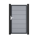 Vorschaubild GroJa BasicLine Premium Einzeltor Rahmen Aluminium Anthrazitgrau 1000 x 1800 mm