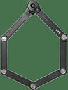 Vorschaubild Axa Fold Ultra Faltschloss 90 cm schwarz